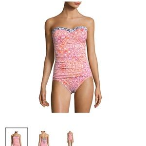 NWT Tommy Bandeau bathing suit